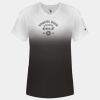 Women's V-Neck Ombre T-Shirt Thumbnail